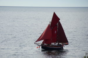 Bild der Exodus unter Segeln
