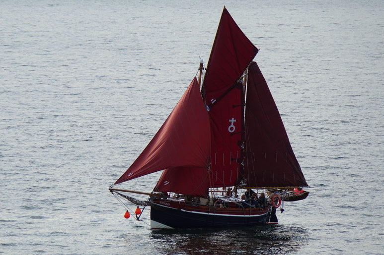 Bild der Exodus unter Segeln