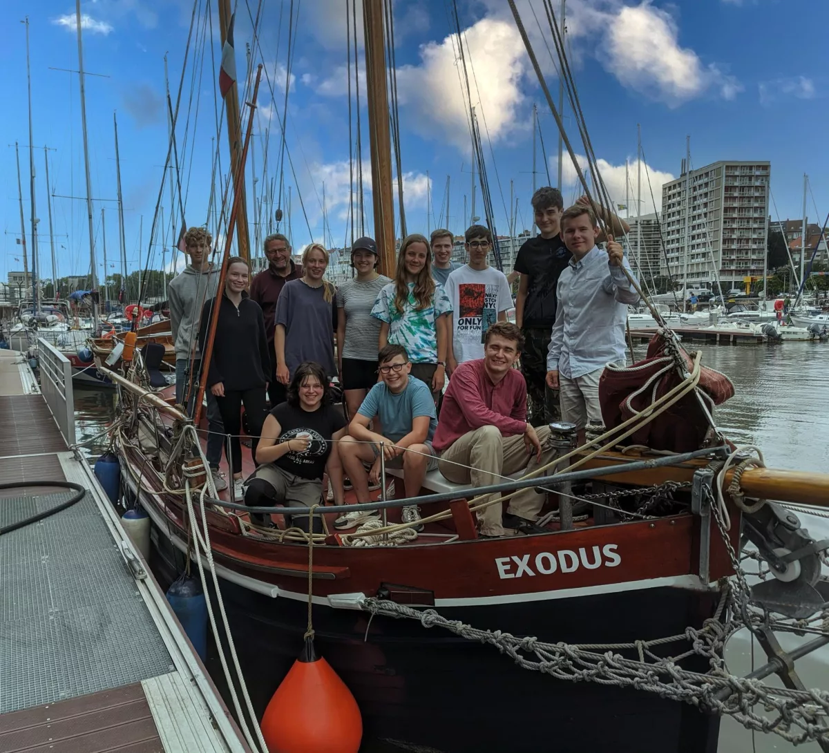 Gruppenbild der Crew des Sommertörn 2 2023